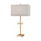 Atlas Lighting Priorato 34'' High 1Lt Table Lamp, Cafe Bronze/Gray
