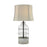 Atlas Lighting Rochefort 27''H 1Lt Table Lamp, Bronze/Cream/Ivory