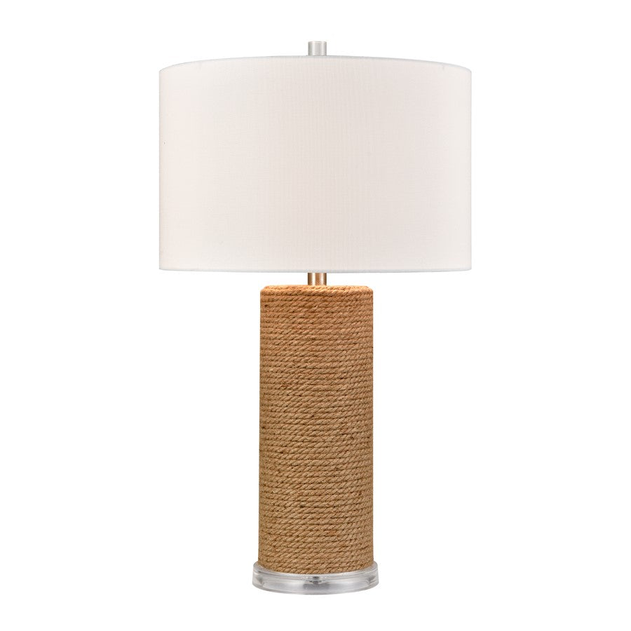 Atlas Lighting Sherman 27.5'' High 1Lt Table Lamp, Natural/White