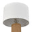 Atlas Lighting Sherman 27.5'' High 1Lt Table Lamp, Natural/White