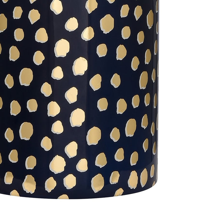 Atlas Lighting Signe 26'' High 1Lt Table Lamp, Navy/White