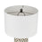 Atlas Lighting Signe 26'' High 1Lt Table Lamp, Cream/White