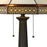 Atlas Lighting Stone Filigree 24''H 2Lt Table Lamp, Bronze/Multi