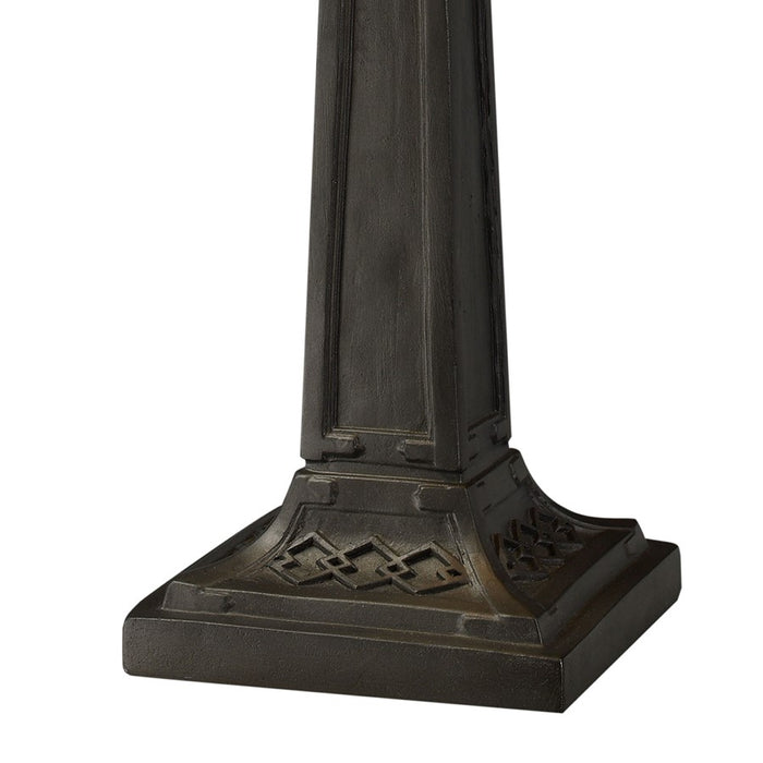 Atlas Lighting Stone Filigree 24''H 2Lt Table Lamp, Bronze/Multi