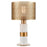 Atlas Lighting Sureshot 15'' High 1Lt Table Lamp, Aged Brass/Brass