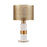 Atlas Lighting Sureshot 15'' High 1Lt Table Lamp, Aged Brass/Brass