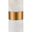 Atlas Lighting Sureshot 15'' High 1Lt Table Lamp, Aged Brass/Brass