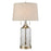Atlas Lighting Tribeca 27'' High 2Lt Table Lamp, Clear/Gray