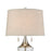 Atlas Lighting Tribeca 27'' High 2Lt Table Lamp, Clear/Gray