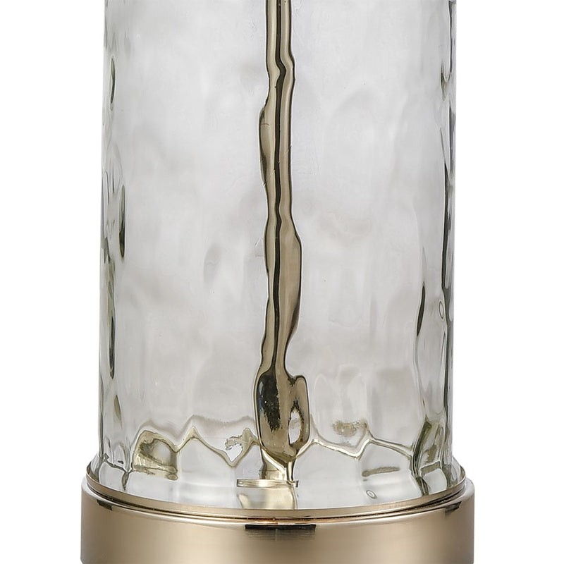 Atlas Lighting Tribeca 27'' High 2Lt Table Lamp, Clear/Gray