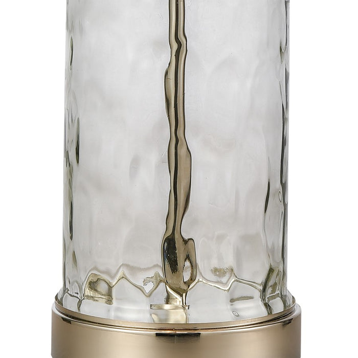 Atlas Lighting Tribeca 27'' High 2Lt Table Lamp, Clear/Gray