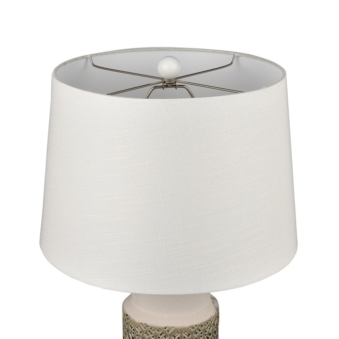 Atlas Lighting Tula 30'' High 1Lt Table Lamp Set of 2, Gray/White