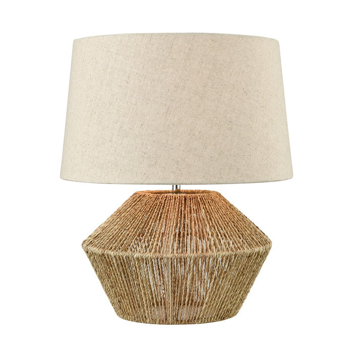 Atlas Lighting Vavda 19.5'' High 1Lt Table Lamp, Natural/Off White