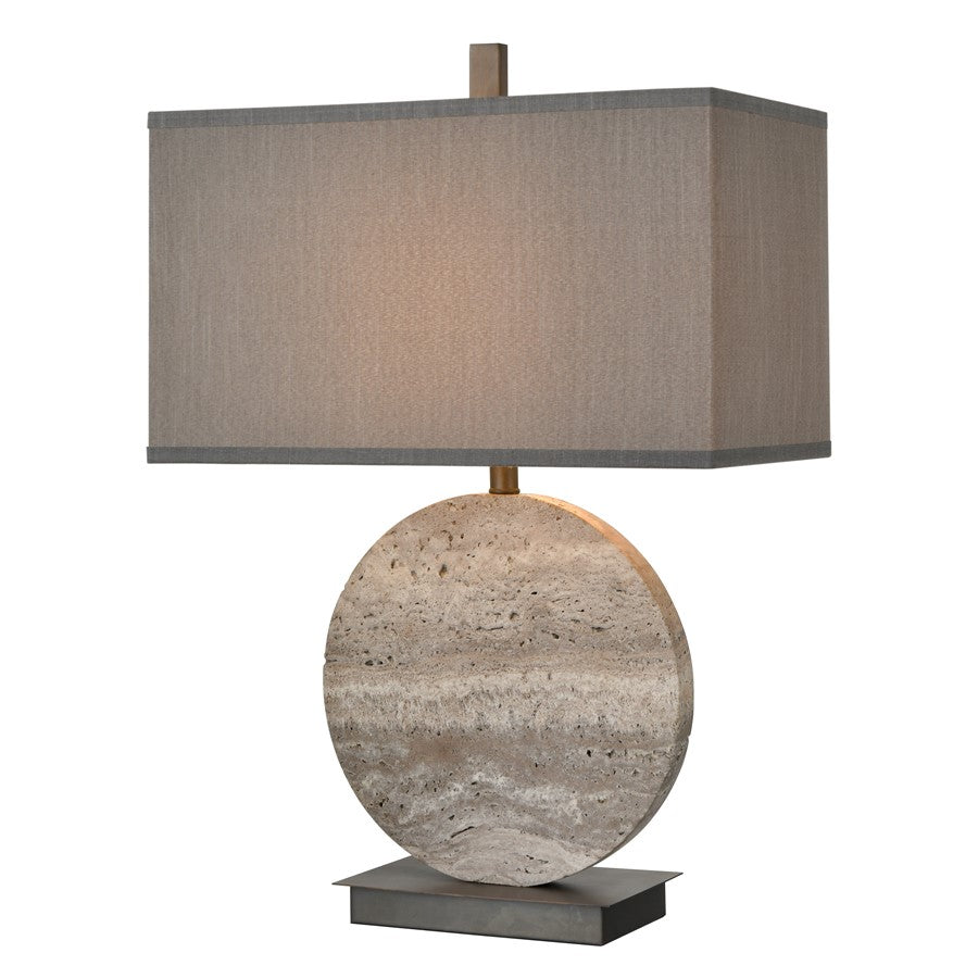 Atlas Lighting Vermouth 26.5'' High 1Lt Table Lamp, Gray/Gray