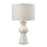 Atlas Lighting White Ceramic 28'' High 1Lt Table Lamp, Gloss White