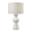 Atlas Lighting White Ceramic 28'' High 1Lt Table Lamp, Gloss White