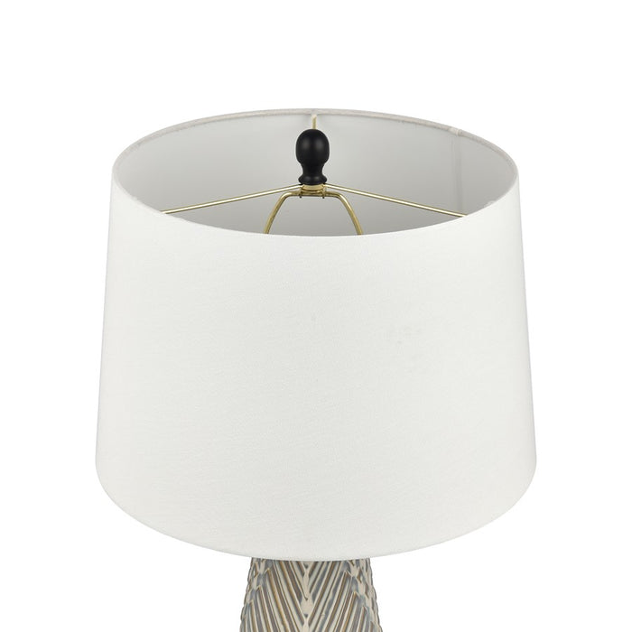 Atlas Lighting Whitland 30'' High 1Lt Table Lamp, Gray/White