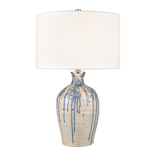 Atlas Lighting Winship 26'' High 1Lt Table Lamp, White/White