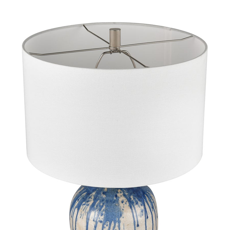 Atlas Lighting Winship 26'' High 1Lt Table Lamp, White/White