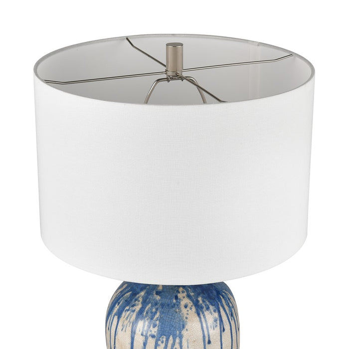 Atlas Lighting Winship 26'' High 1Lt Table Lamp, White/White