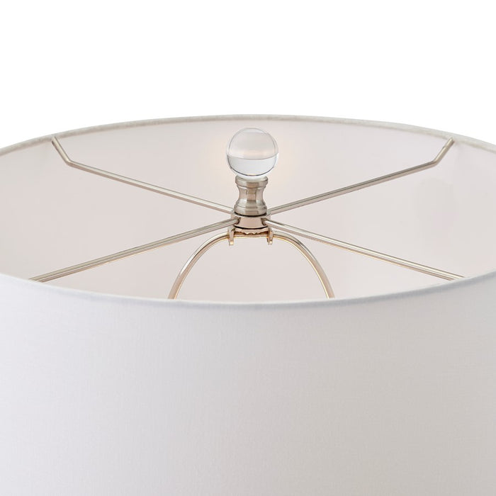 Atlas Lighting Abbey Lane 30'' High 1Lt Table Lamp, Pink/White