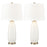 Atlas Lighting Bynum 29''H 1Lt Table Lamp Set of 2, White/White