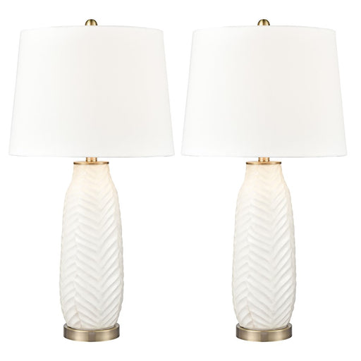 Atlas Lighting Bynum 29" 1Lt Table Lamp/Set of 2, White/White - PL11141-WHS