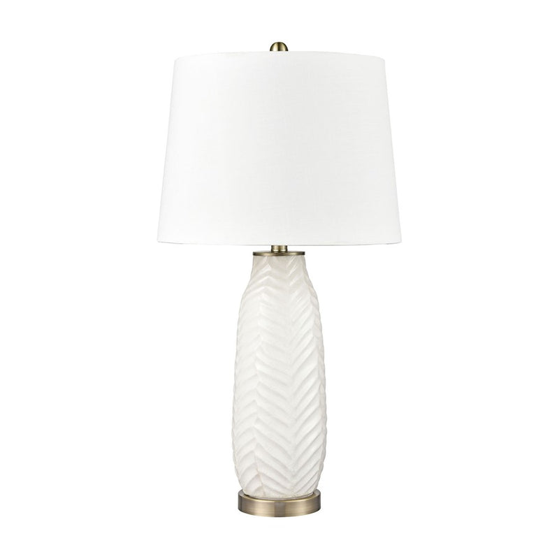 Atlas Lighting Bynum 29''H 1Lt Table Lamp Set of 2, White/White