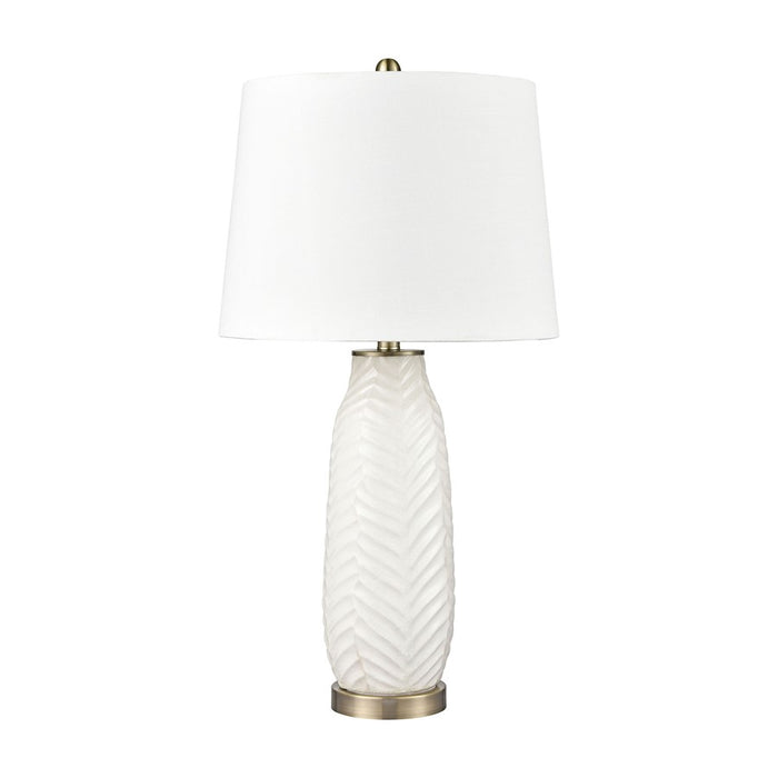 Atlas Lighting Bynum 29''H 1Lt Table Lamp Set of 2, White/White