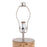 Atlas Lighting Cahill 28'' High 1Lt Table Lamp, Natural Burl/White