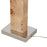 Atlas Lighting Cahill 63'' High 1Lt Floor Lamp, Natural Burl/White
