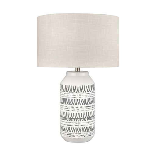 Atlas Lighting Calabar 29''H 1Lt Table Lamp Set of 2, White/Silver