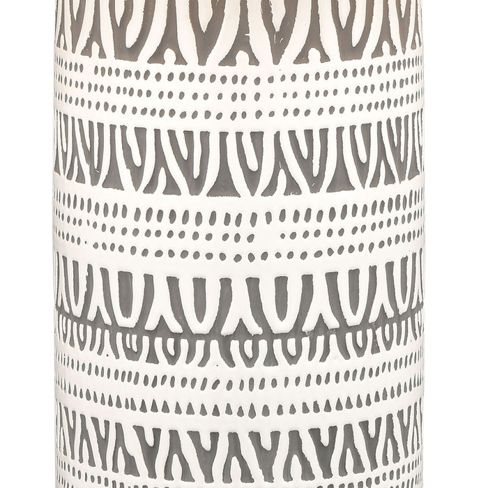 Atlas Lighting Calabar 29''H 1Lt Table Lamp Set of 2, White/Silver