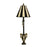 Atlas Lighting Carnival Stripe 32''H 1Lt Table Lamp, Black/Black