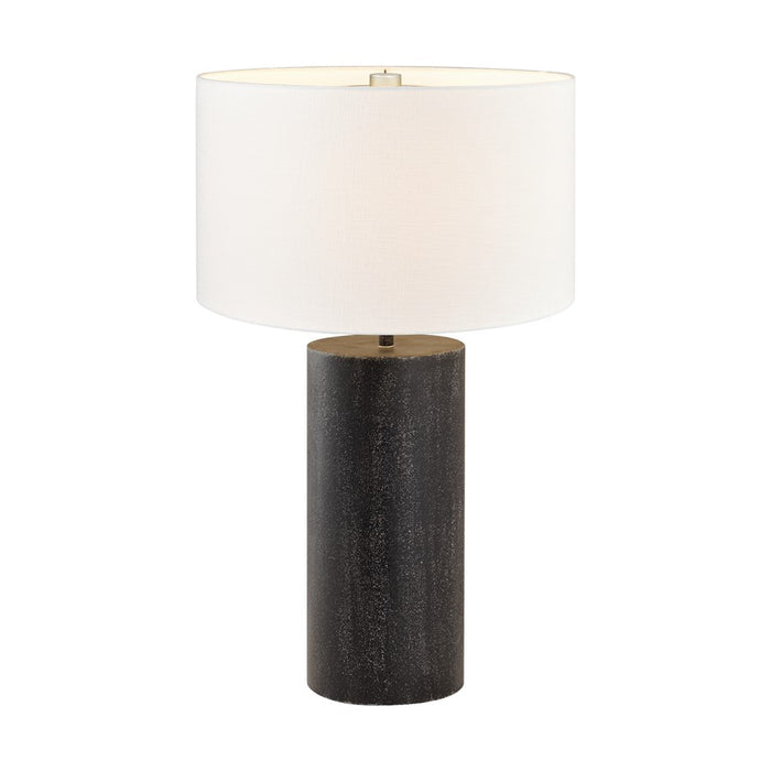 Atlas Lighting Daher 26'' High 1Lt Table Lamp, Black/White