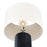 Atlas Lighting Daher 26'' High 1Lt Table Lamp, Black/White