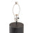 Atlas Lighting Daher 26'' High 1Lt Table Lamp, Black/White