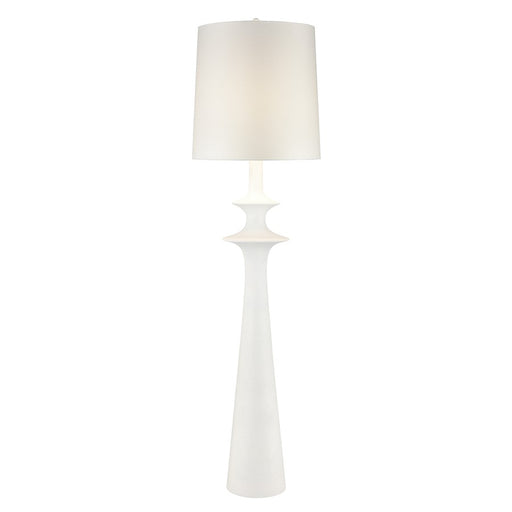 Atlas Lighting Erica 76'' High 1Lt Floor Lamp, Dry White/White