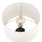 Atlas Lighting Kincaid 29.5''H 1Lt Table Lamp, Natural Burl/White