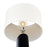 Atlas Lighting Kincaid 29.5''H 1Lt Table Lamp, Natural Burl/White