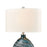Atlas Lighting Portview 22'' High 1Lt Table Lamp, Teal/White