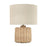 Atlas Lighting Roscoe 18'' High 1Lt Table Lamp, Natural/Off White
