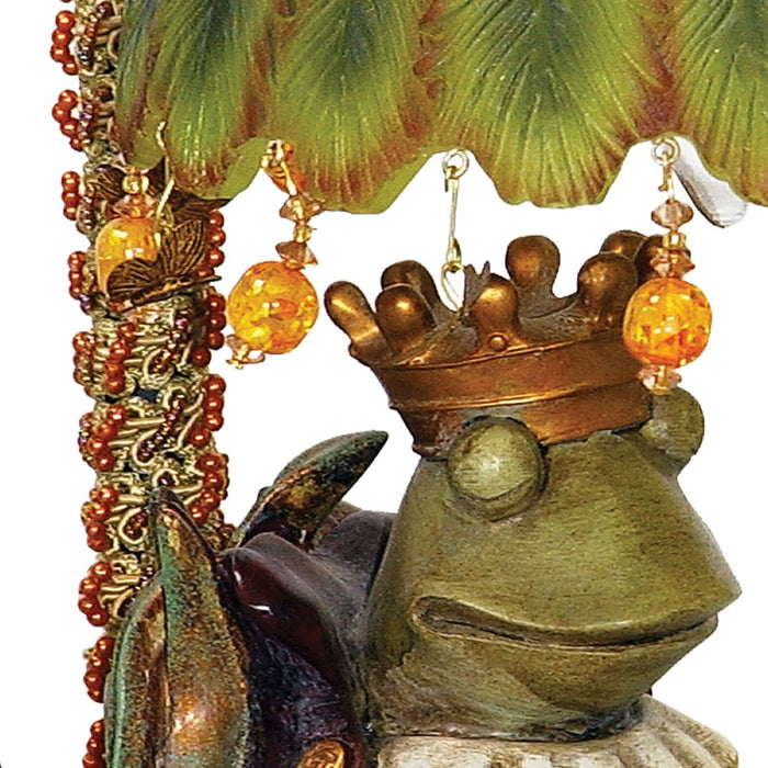 Atlas Lighting Sleeping King Frog 12.3''H 1Lt Table Lamp, Multi/GR