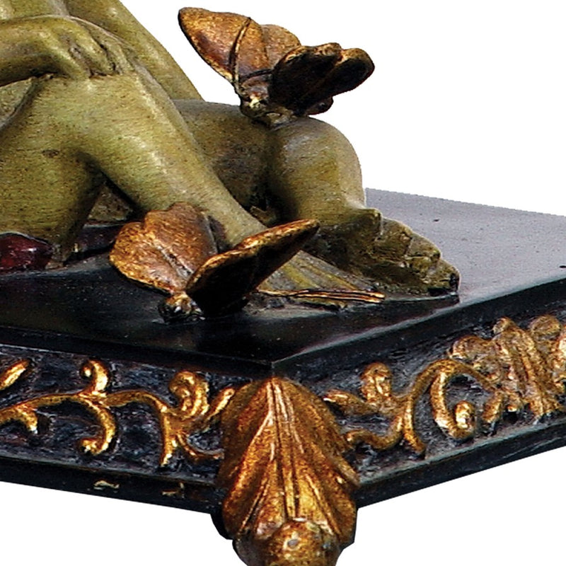Atlas Lighting Sleeping King Frog 12.3''H 1Lt Table Lamp, Multi/GR