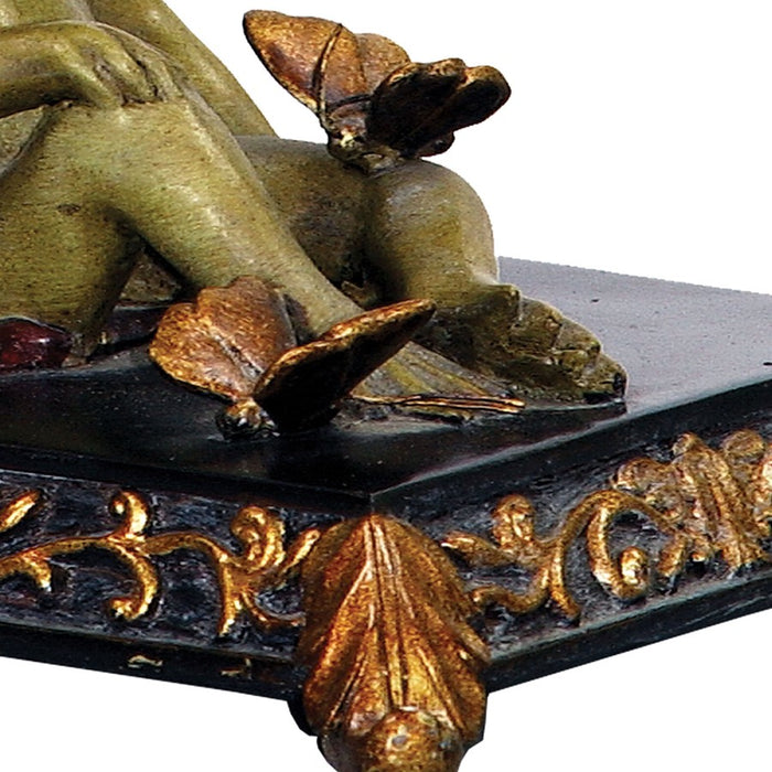 Atlas Lighting Sleeping King Frog 12.3''H 1Lt Table Lamp, Multi/GR