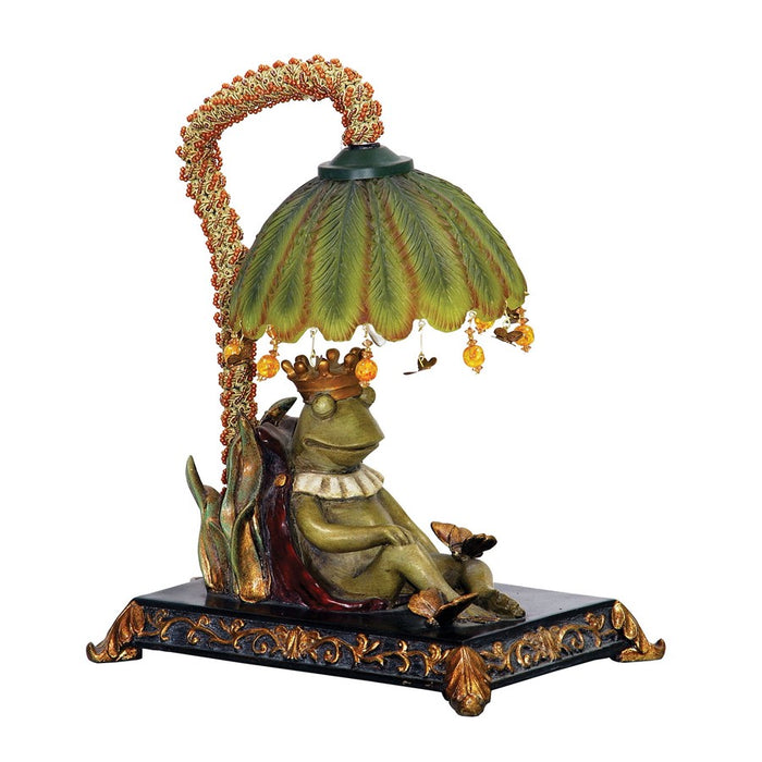 Atlas Lighting Sleeping King Frog 12.3''H 1Lt Table Lamp, Multi/GR