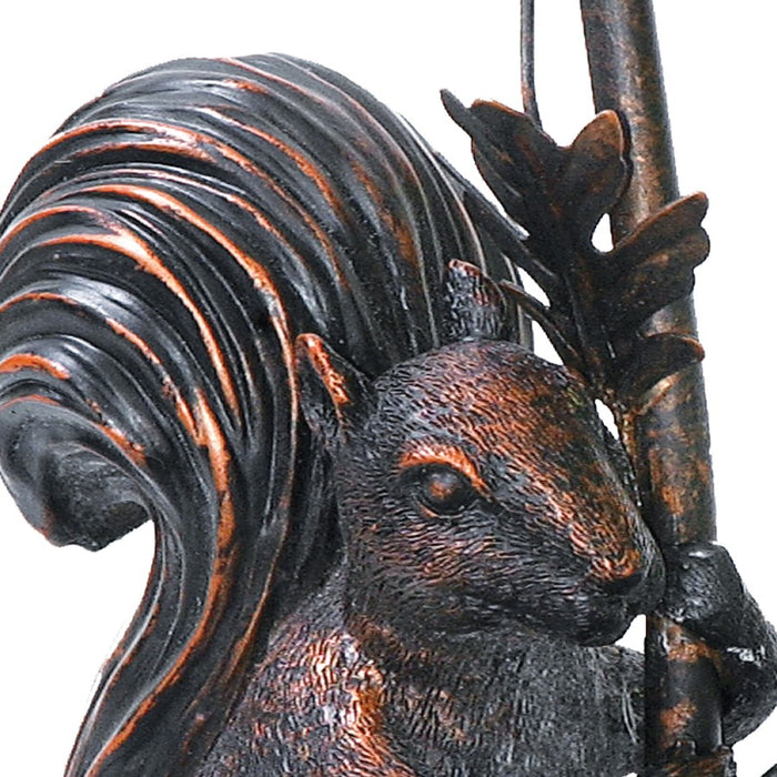 Atlas Lighting Squirrel AcornLt 14.5''H 1Lt Table Lamp, Bronze/Gold