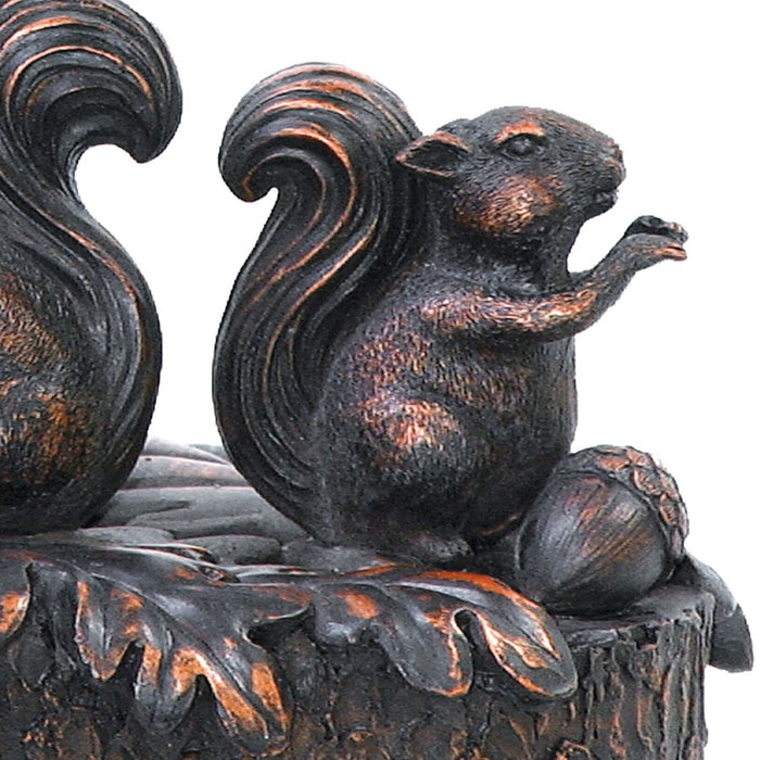 Atlas Lighting Squirrel AcornLt 14.5''H 1Lt Table Lamp, Bronze/Gold