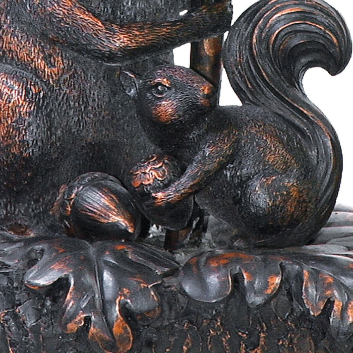 Atlas Lighting Squirrel AcornLt 14.5''H 1Lt Table Lamp, Bronze/Gold