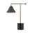 Atlas Lighting Halton 20'' High 1Lt Table Lamp, Black/Black